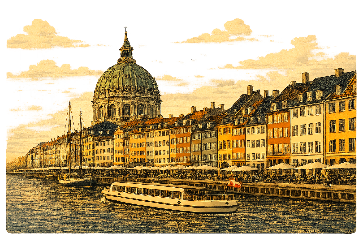 Copenhagen cafe card