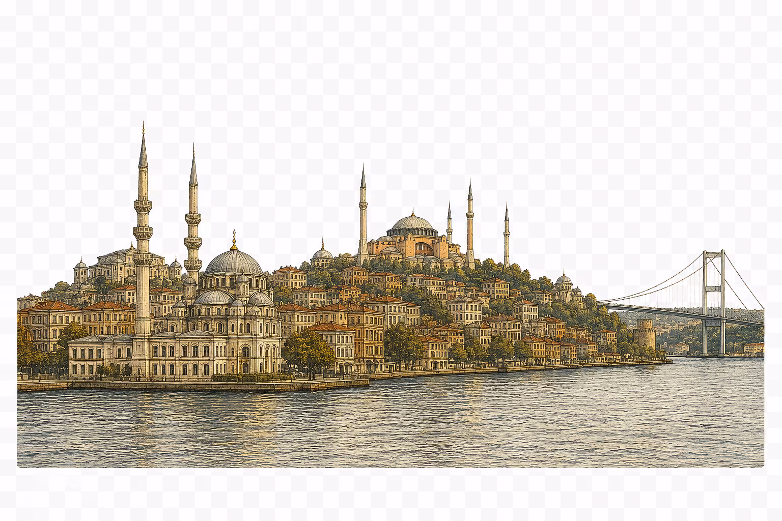 Istanbul cafe card