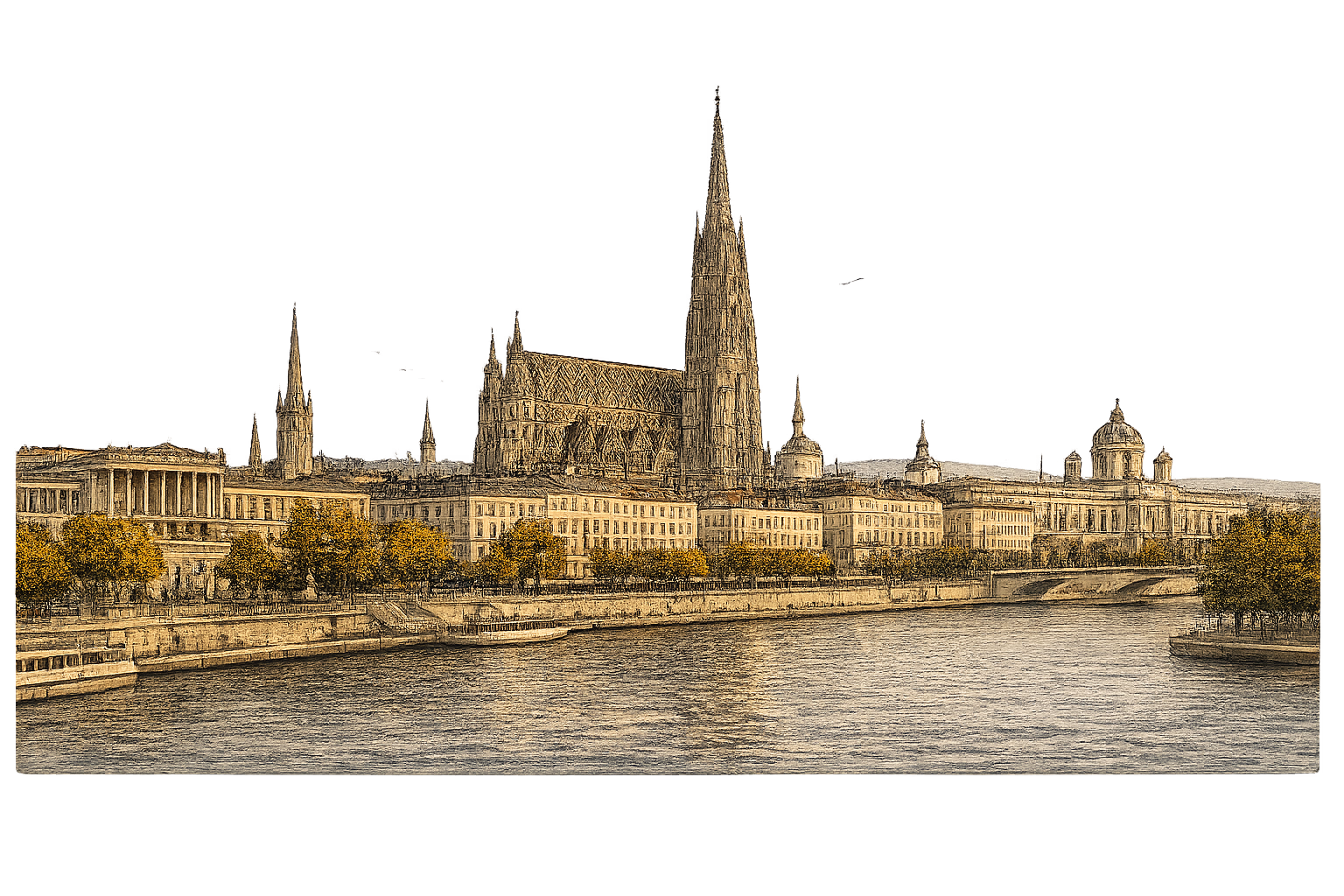 Vienna cafe card